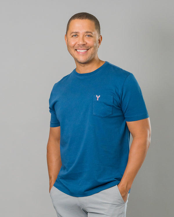 Coastal Tshirt - Ocean Blue